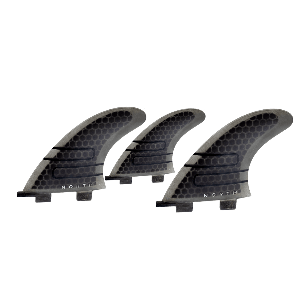 2022 North Hexcel Coremat Fin Set-Black