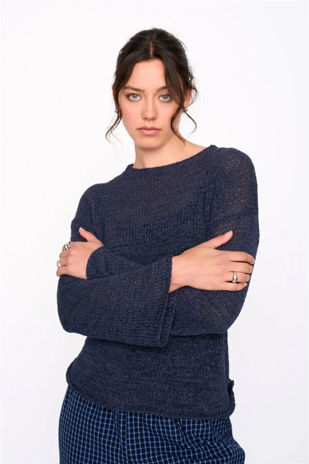 24COLOURS - BLUE SWEATER