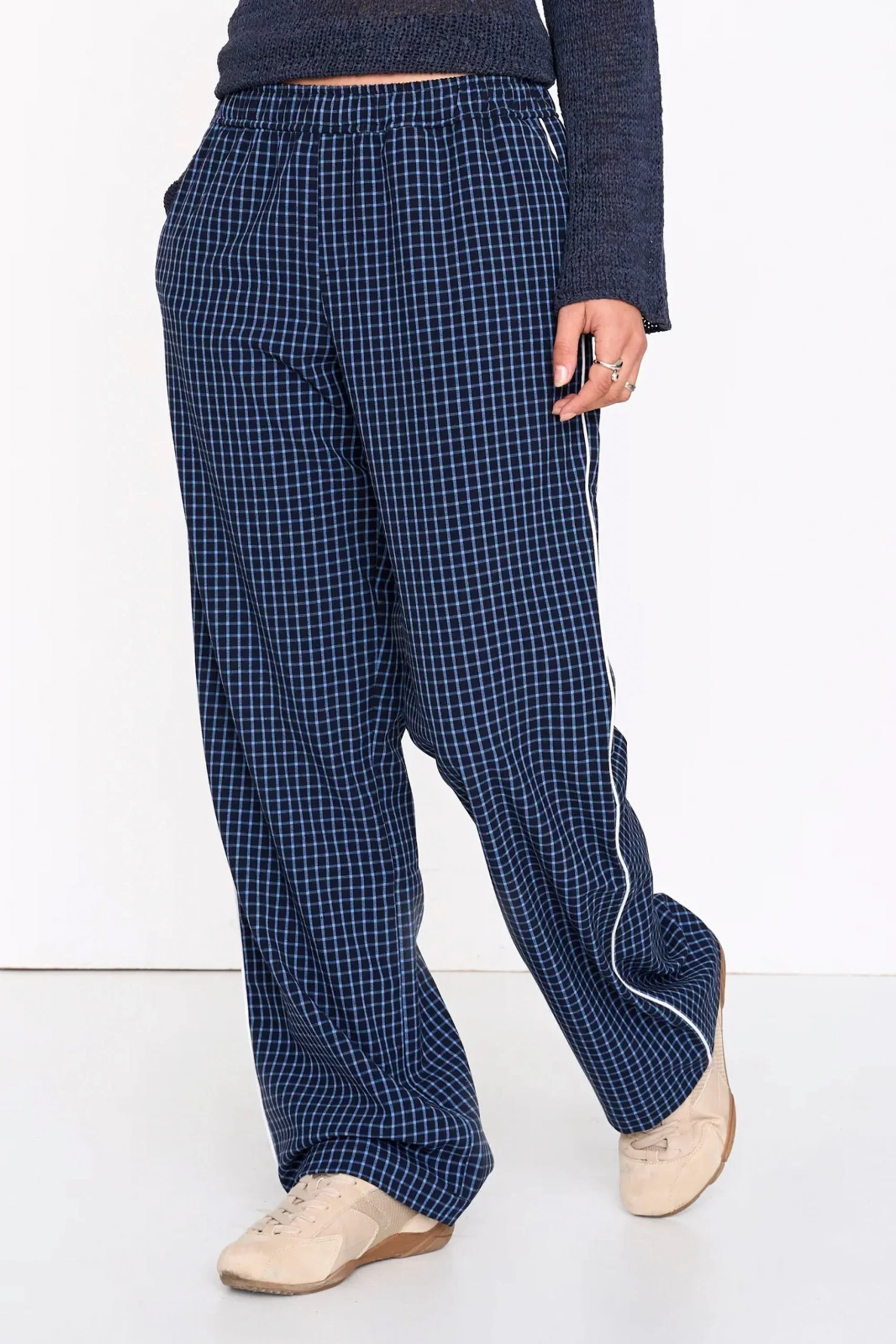 24COLOURS - CHECKED PANTS