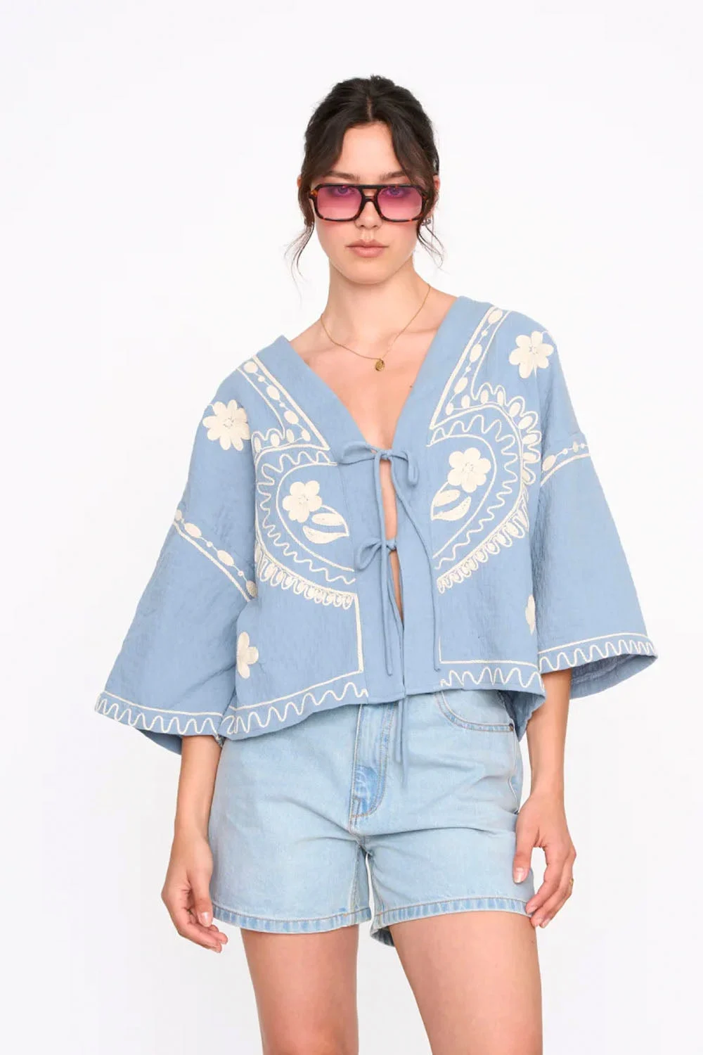 24COLOURS - EMBROIDERED SHIRT