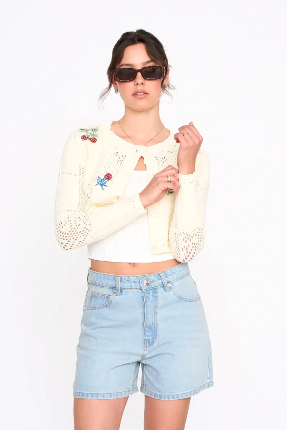 24COLOURS - FLOWERS CARDIGAN