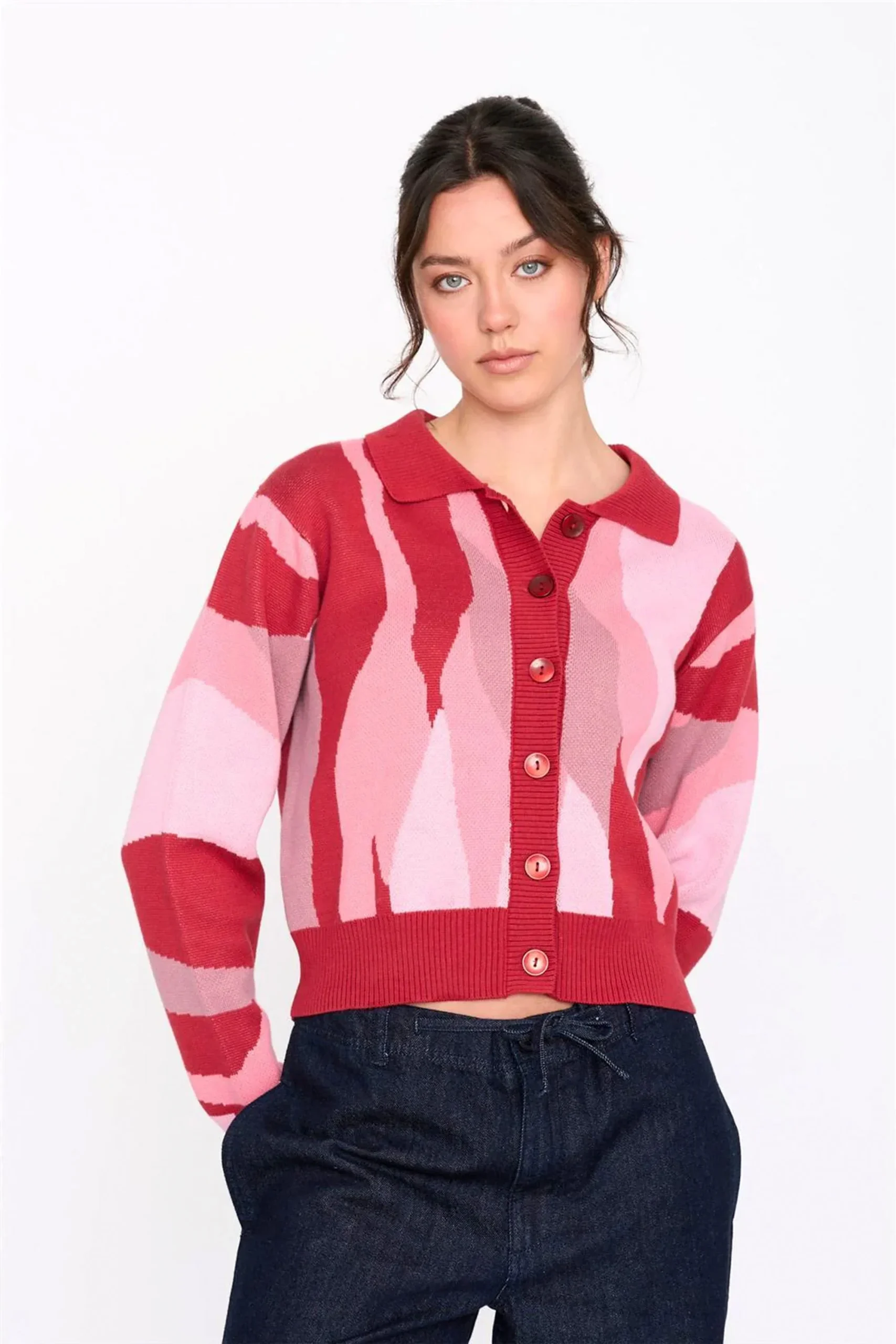 24COLOURS - PINK CARDIGAN