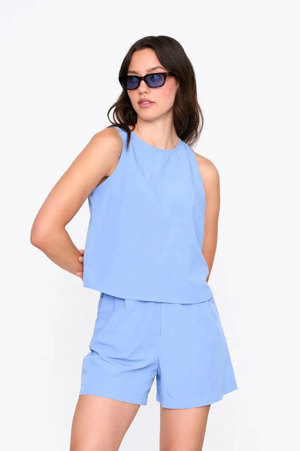 24COLOURS - PLAIN BLUE TANK