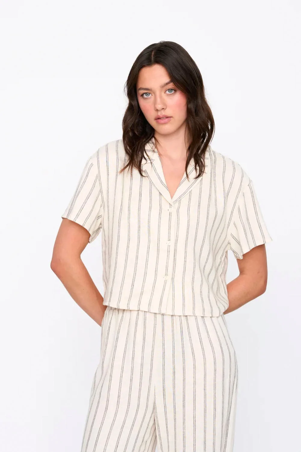 24COLOURS - STRIPED BLOUSE
