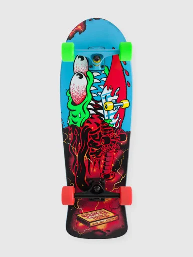 31.1" SANTA CRUZ MEEK SLASHER COMPLETE SKATEBOARD (STRANGER THINGS COMPLETE)