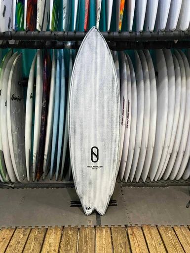 5'10 FIREWIRE GREAT WHITE TWIN VOLCANIC SURFBOARD (3232225)