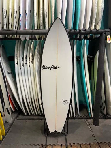5'10 QUIET FLIGHT BLACK MARLIN SURFBOARD(61227)