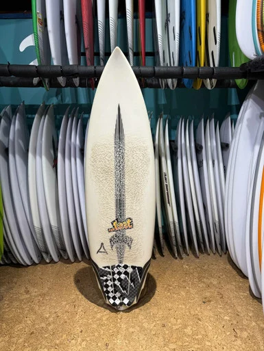 5'11 LOST CARBON WRAP V3 STEALTH USED SURFBOARD (15651)