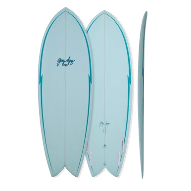 5'6 GERRY LOPEZ SOMETHING FISHY - FUSION-HD SURFBOARD (GLFH-SF0506-FU1-AQUA)