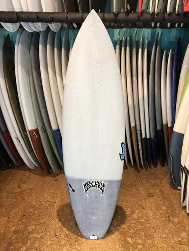 5'7 LOST UBER DRIVER BLACK DART SURFBOARD (6365)