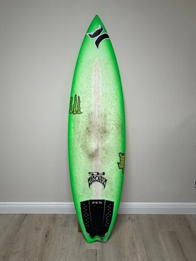6'1 LOST LIGHTSPEED II SUB DRIVER 3.0 SWALLOW USED SURFBOARD (281306)