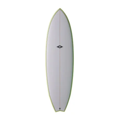 6'4 NSP FISH - ELEMENTS SURFBOARD (40.2 L / Green)