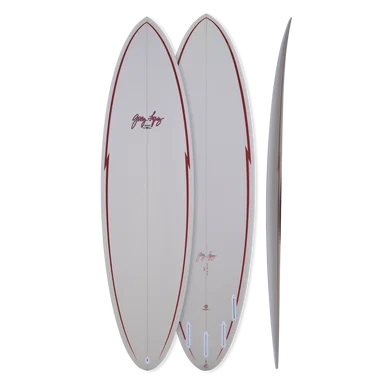 6'6 GERRY LOPEZ SQUIRTY - FUSION-HD SURFBOARD (GLFH-SQ0606-FU1)