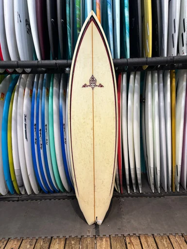 7'2 CHRIS BURCH CUSTOM USED SURFBOARD (BURCH01)