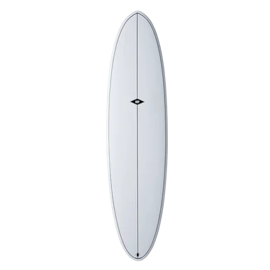 7'6 NSP FUNBOARD - ELEMENTS SURFBOARD (54.4 L / White)