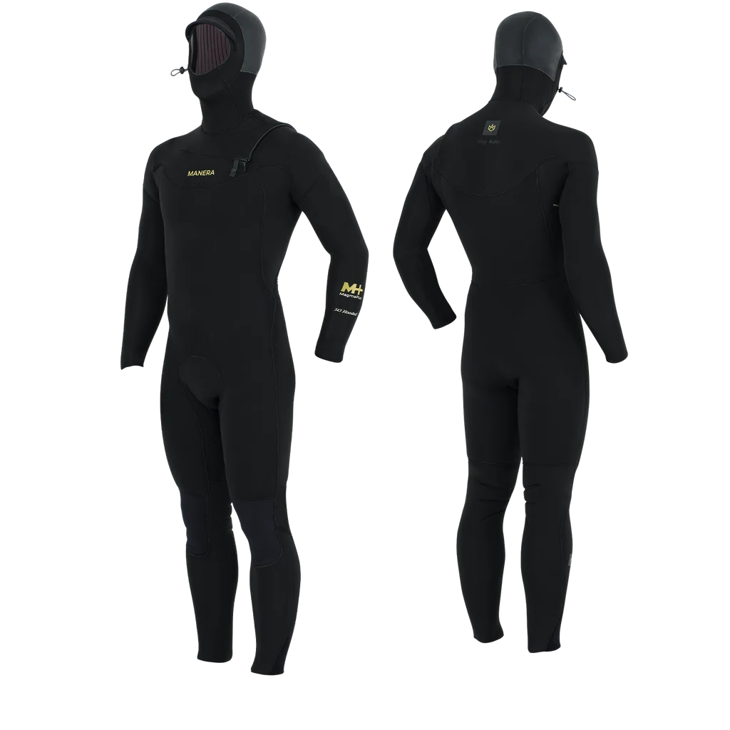 Manera Magma Hooded 5/4/3 FZ Wetsuit-Black