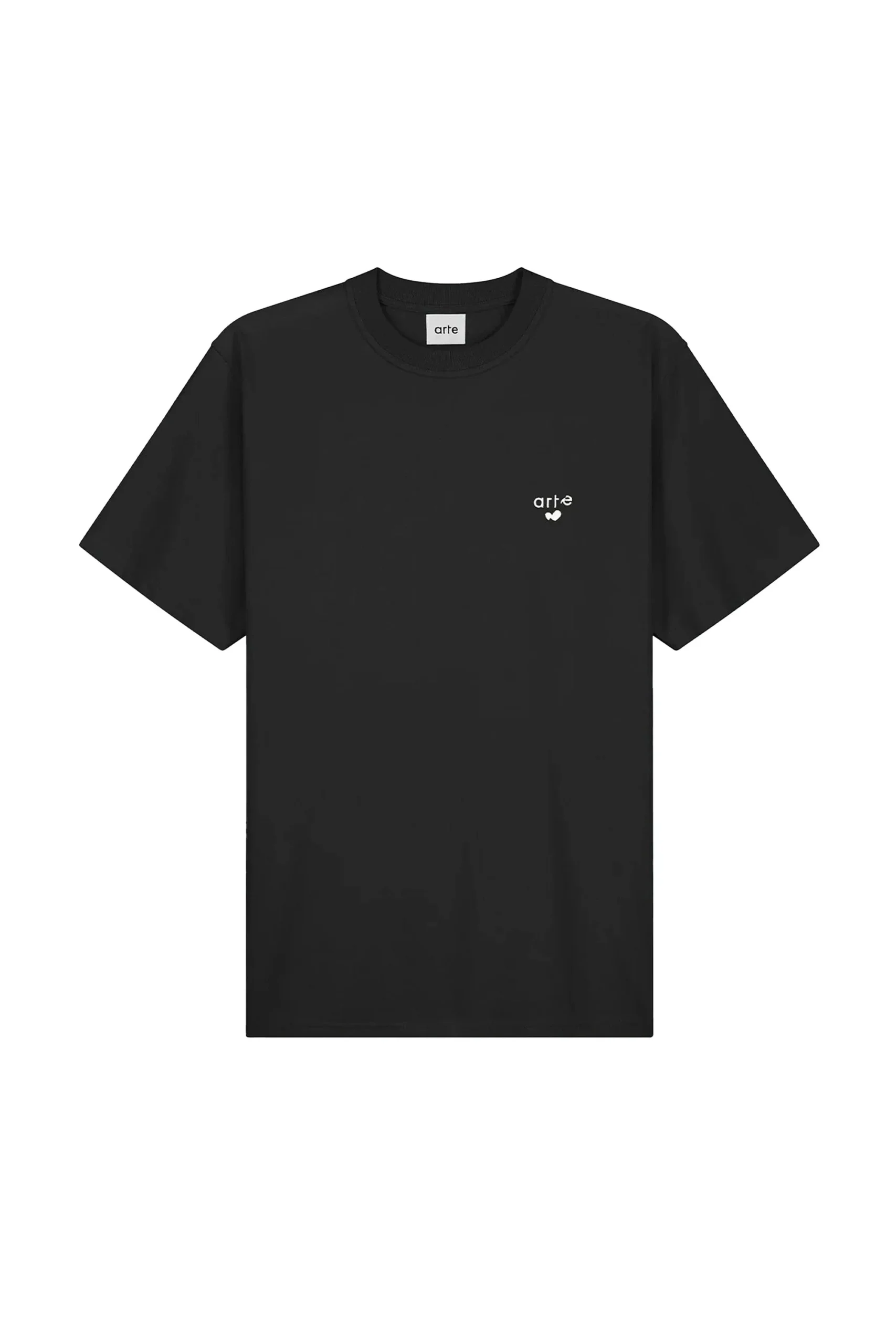 ARTE - HEART LOGO T-SHIRT - BLACK