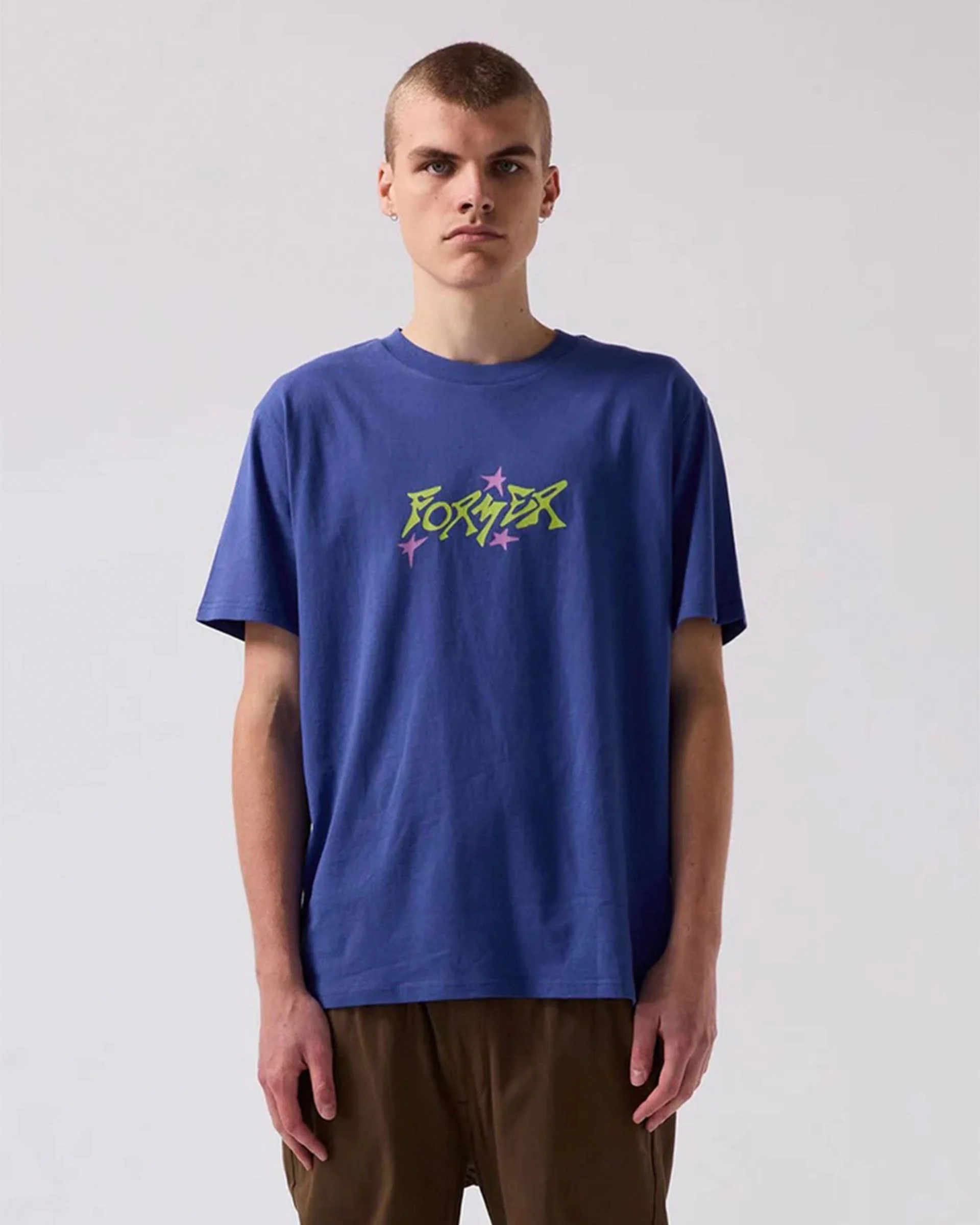 Astro S/S Tee - Deep Cobalt