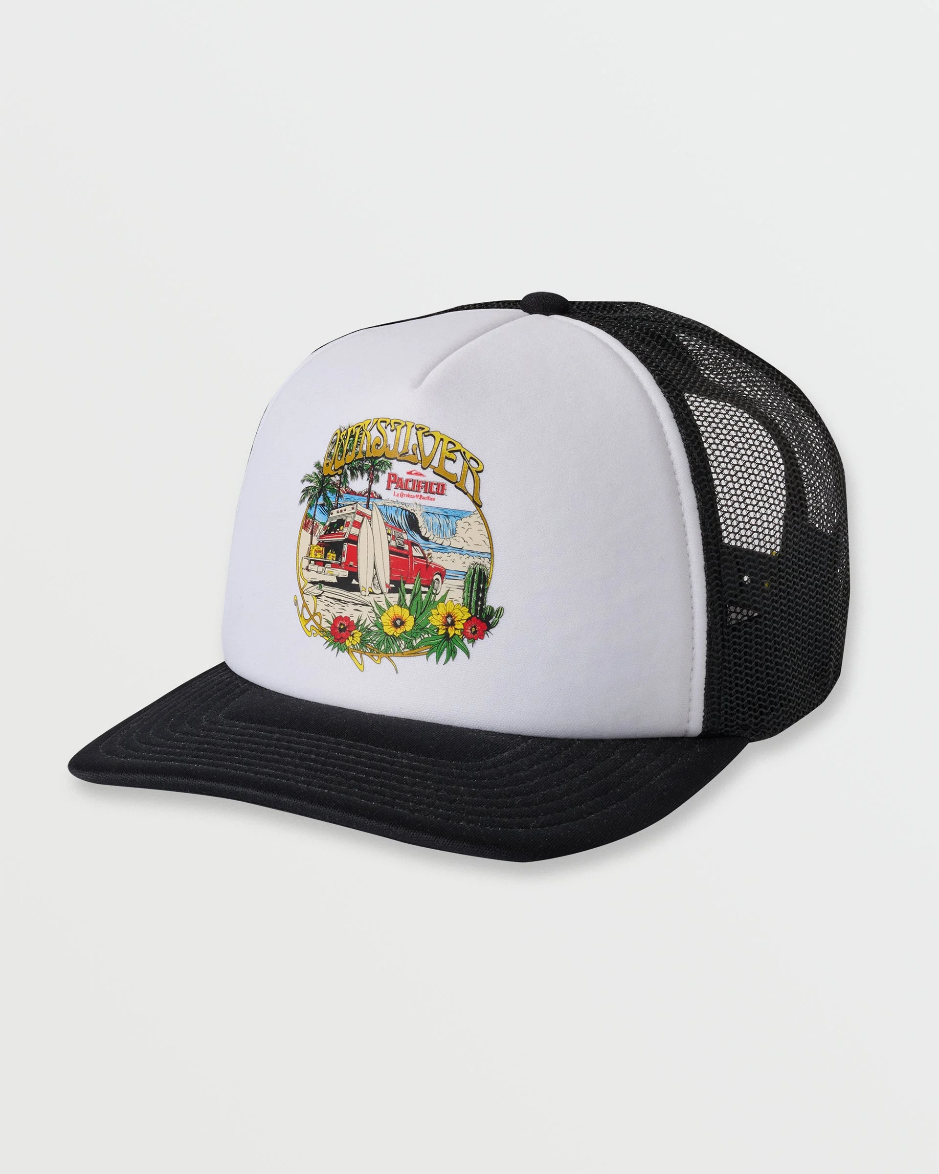 Baja Beach Trucker Hat - White