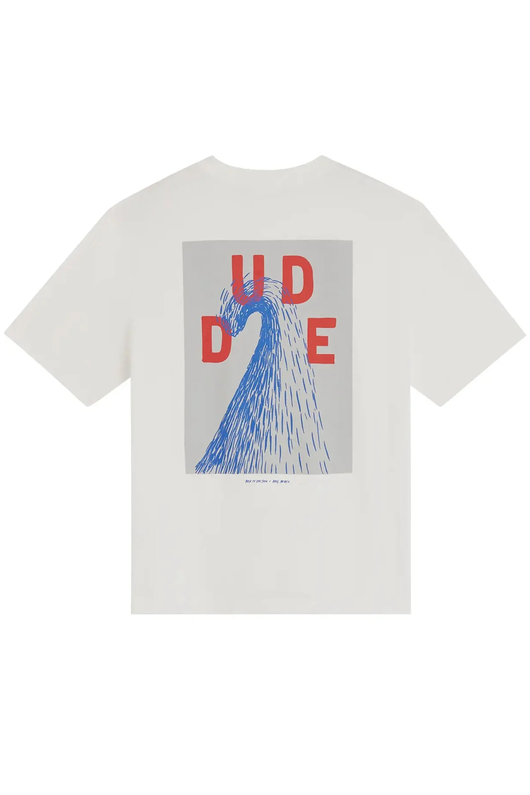BASK IN THE SUN - DUDE TEE - BLUE
