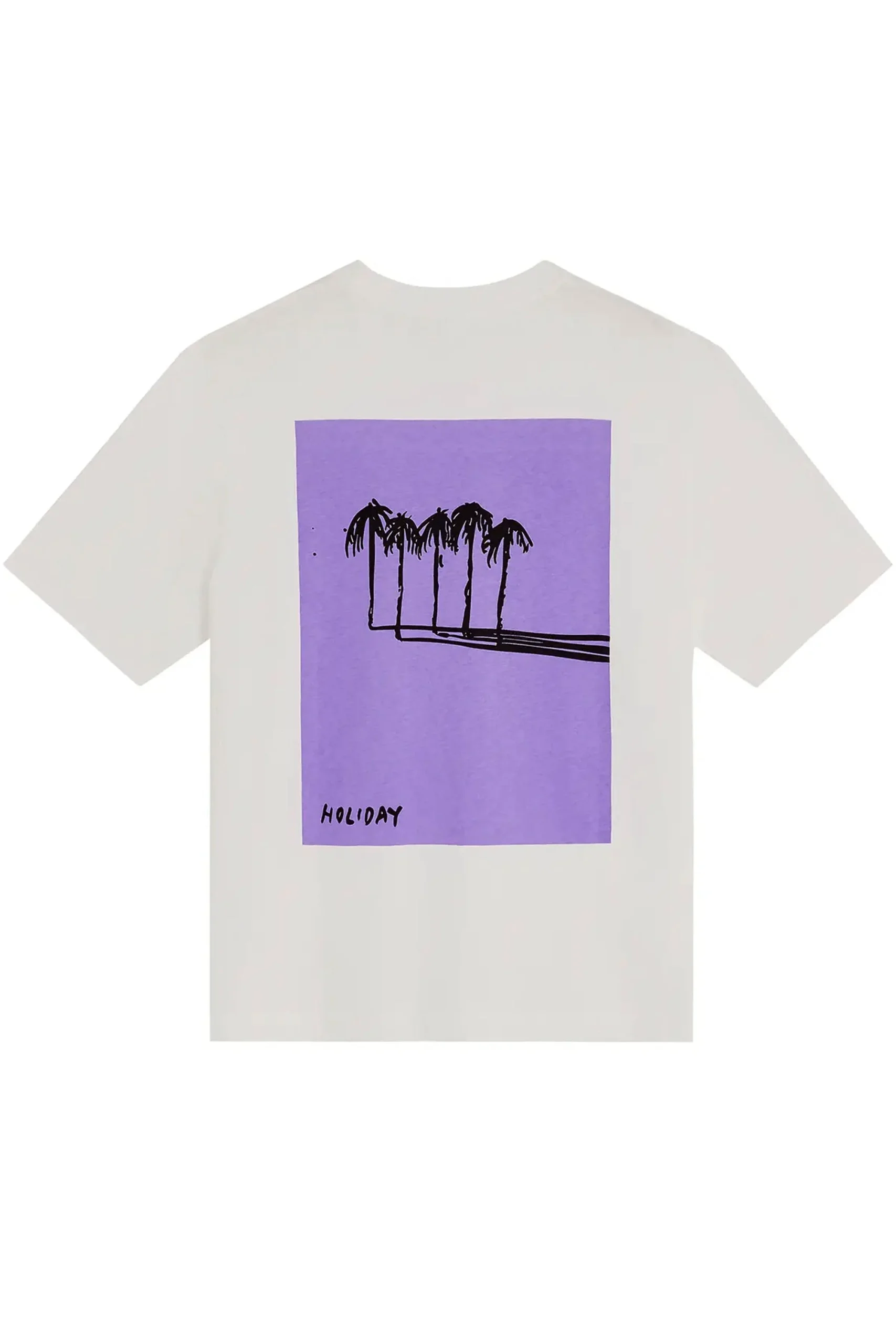 BASK IN THE SUN - HOLIDAY TEE - PURPLE
