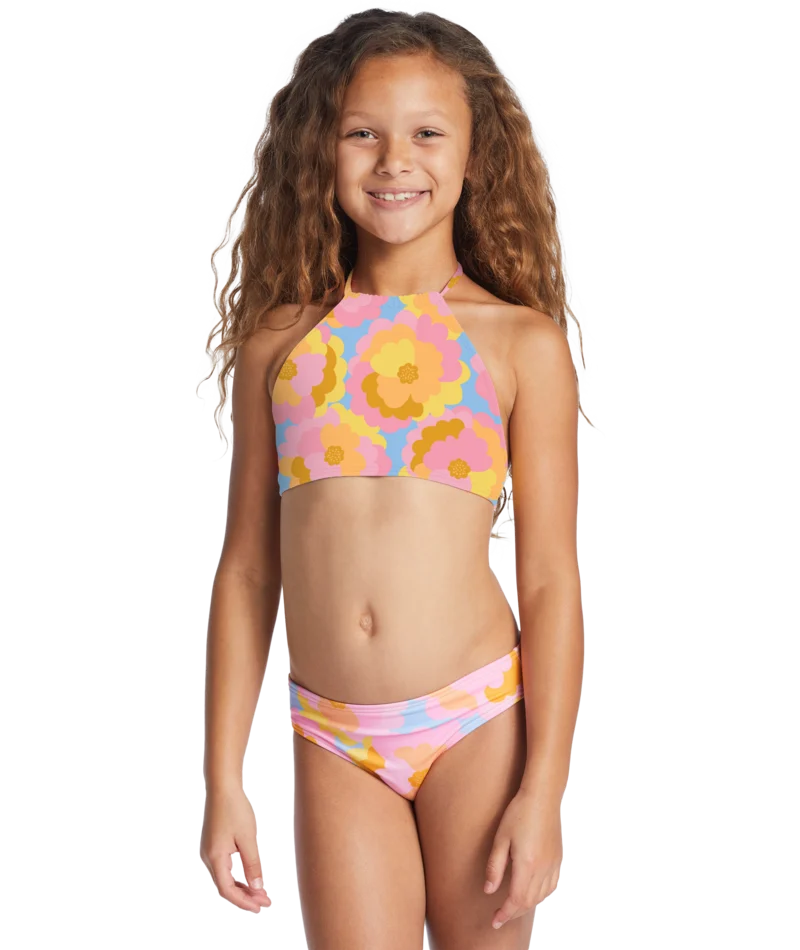 Billabong Bloom Baby High Neck Bikini-Multi