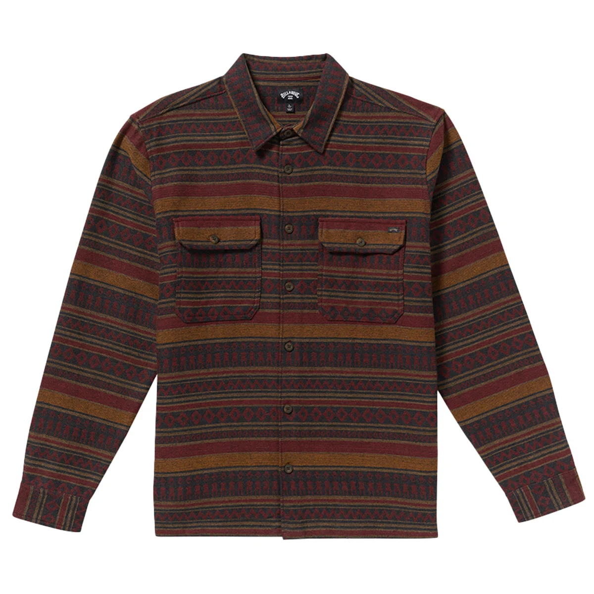 Billabong Offshore Jacquard Long Sleeve Button-Up Flannel Shirt