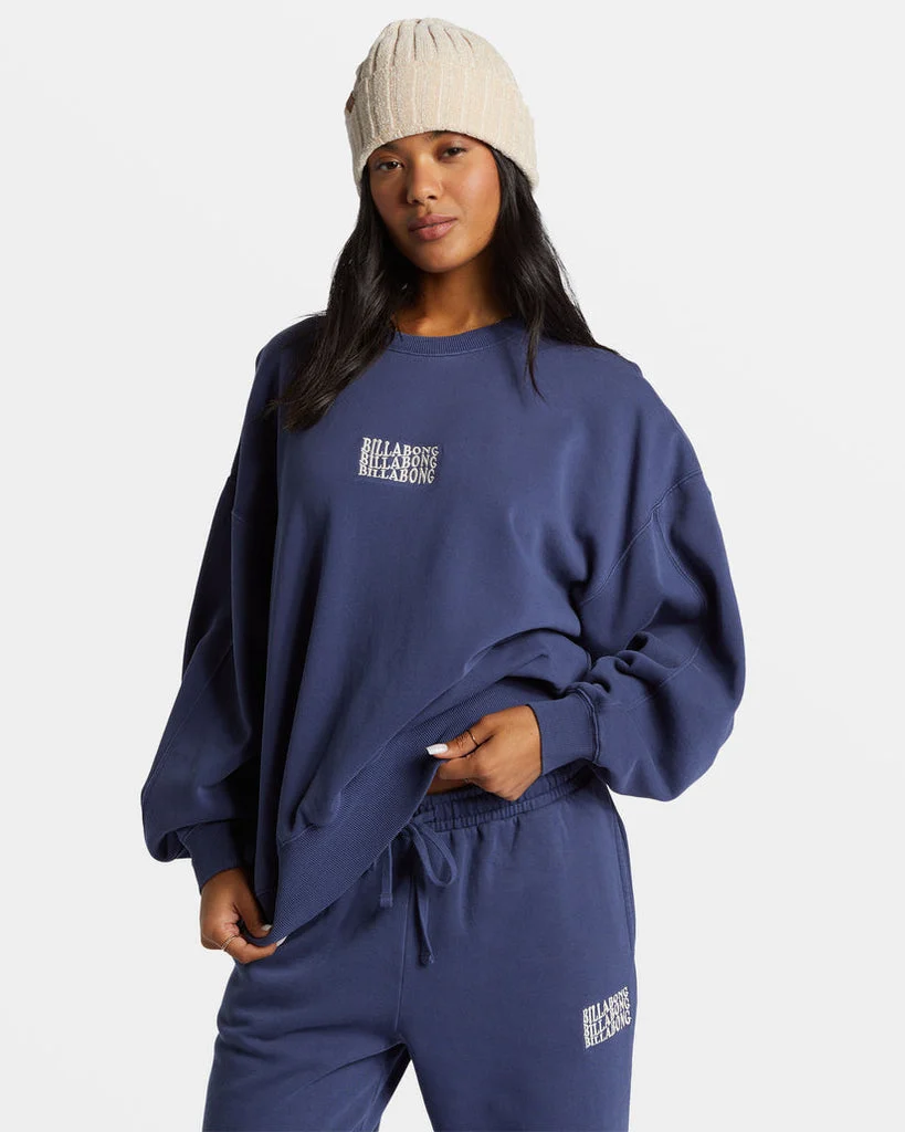 Billabong Palmin Kendal Crew Sweatshirt-I Sea Indigo