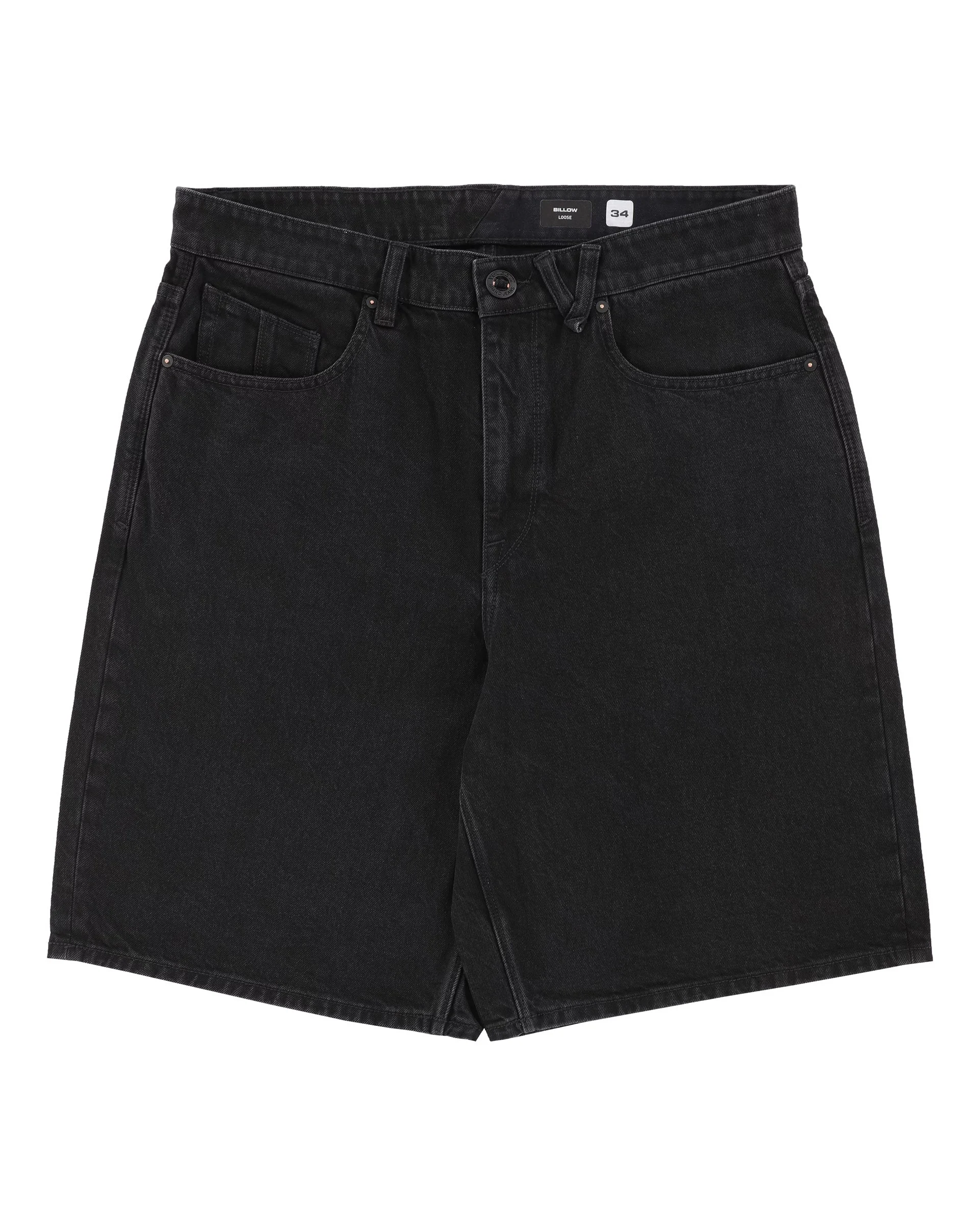 Billow Denim Shorts - New Black