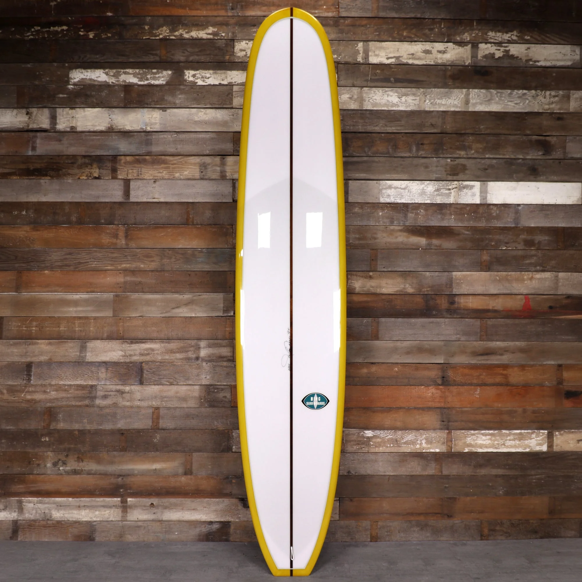 Bing California Square Type II 9'4 × 22 ¾ × 2 ⅞ Surfboard - Clear/Gold