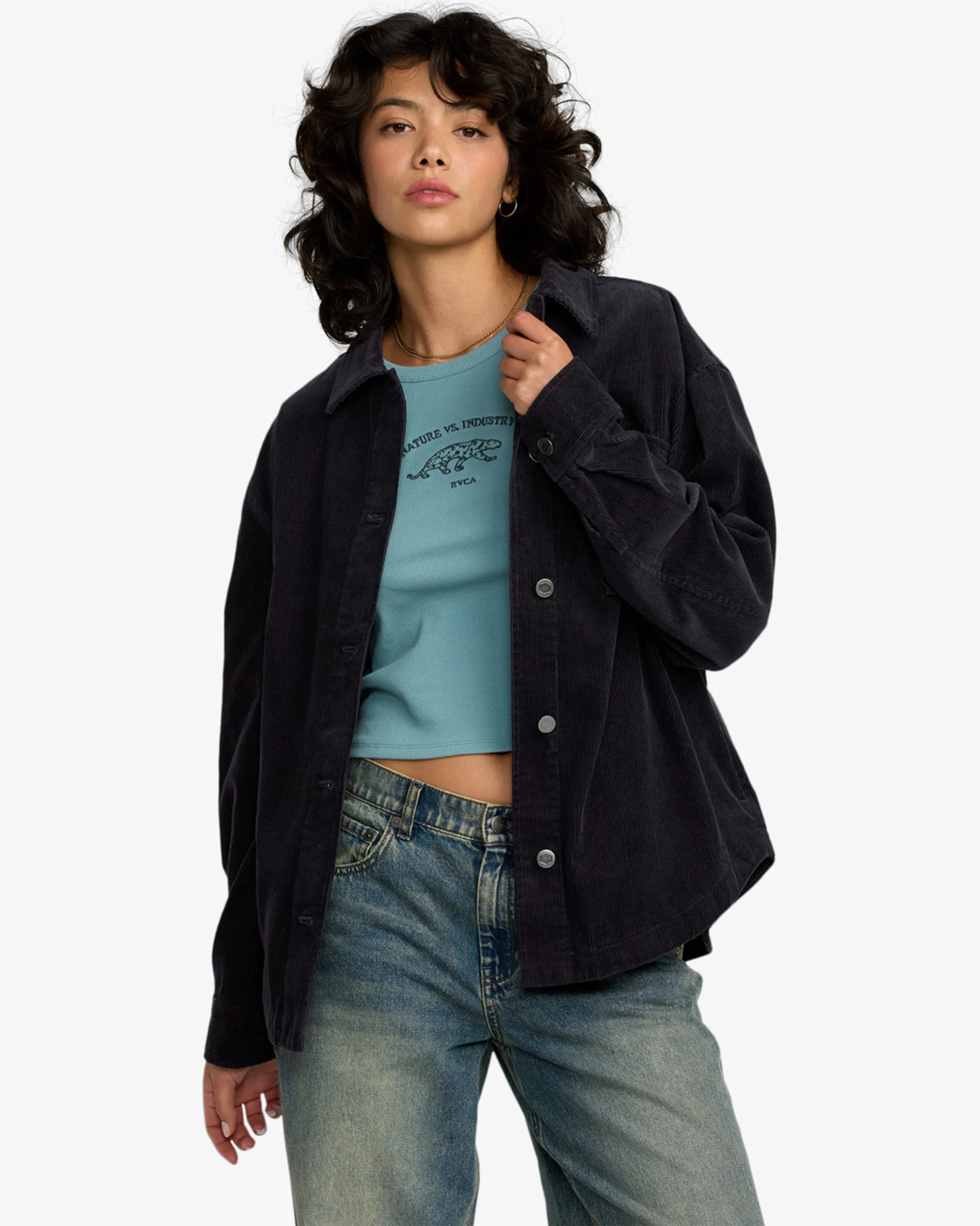Birdie Corduroy Jacket - Gravel