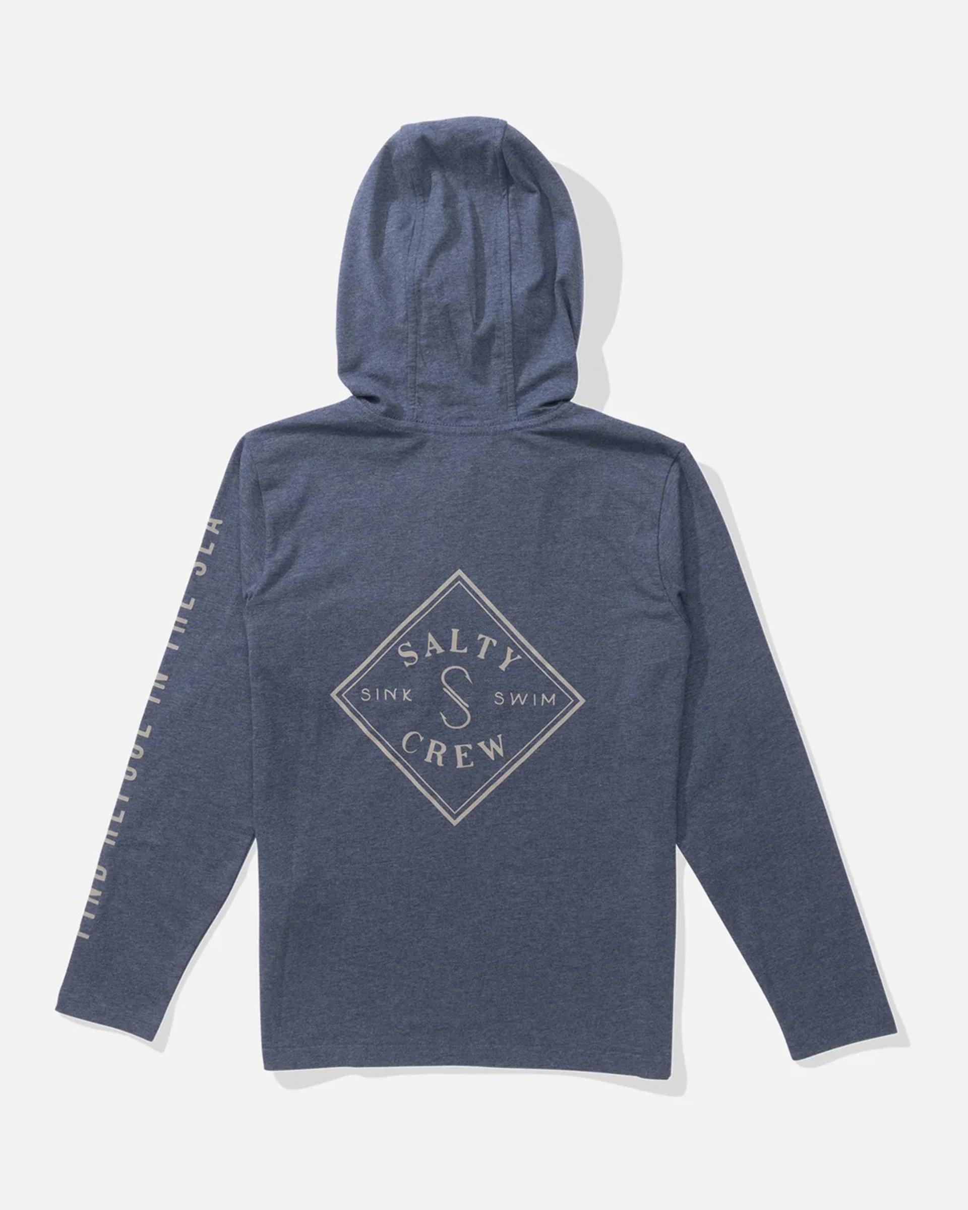 Boy's Tippet Tech Tee Hood - Navy