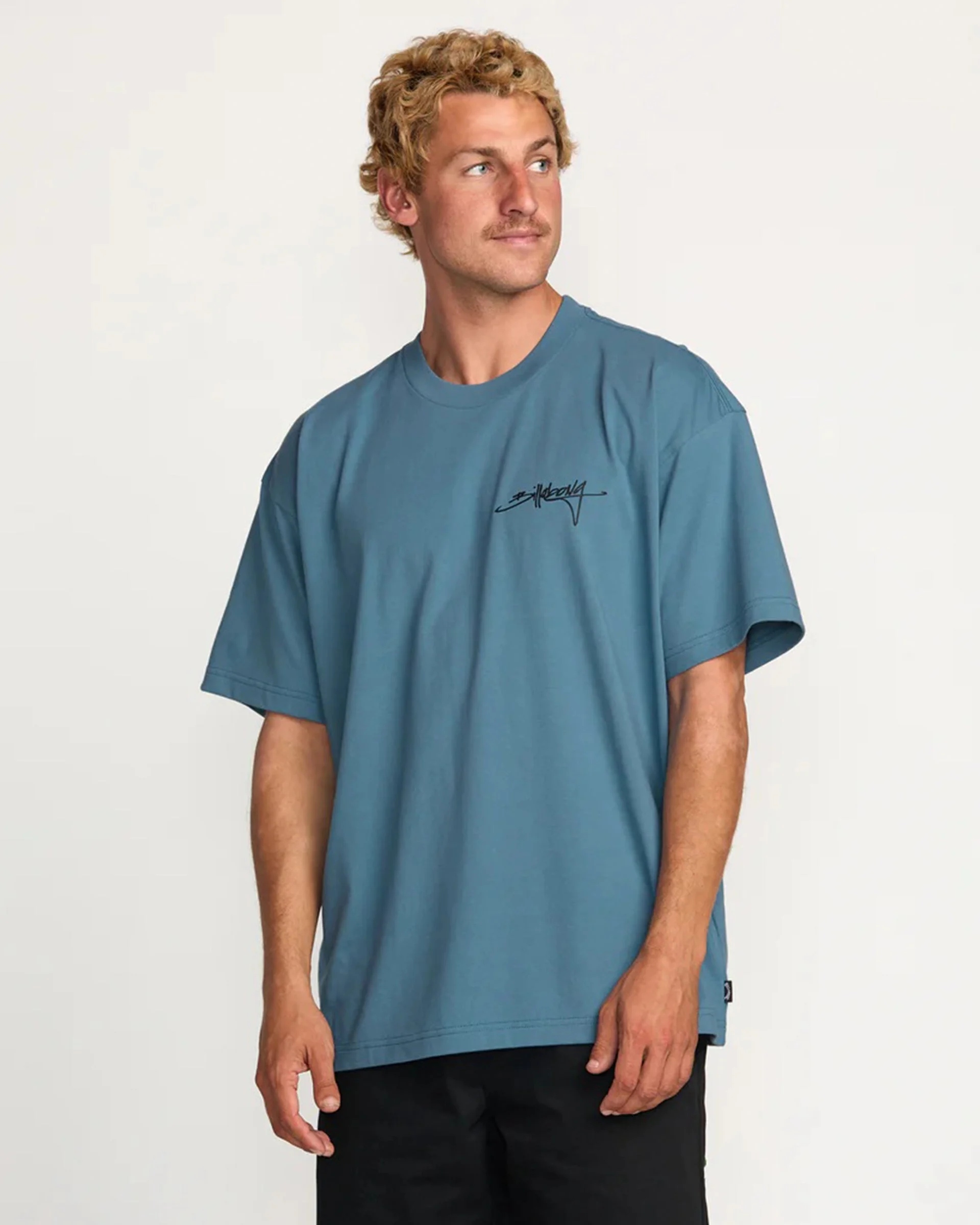 Bracket Script OG S/S T-Shirt - Carolina Blue