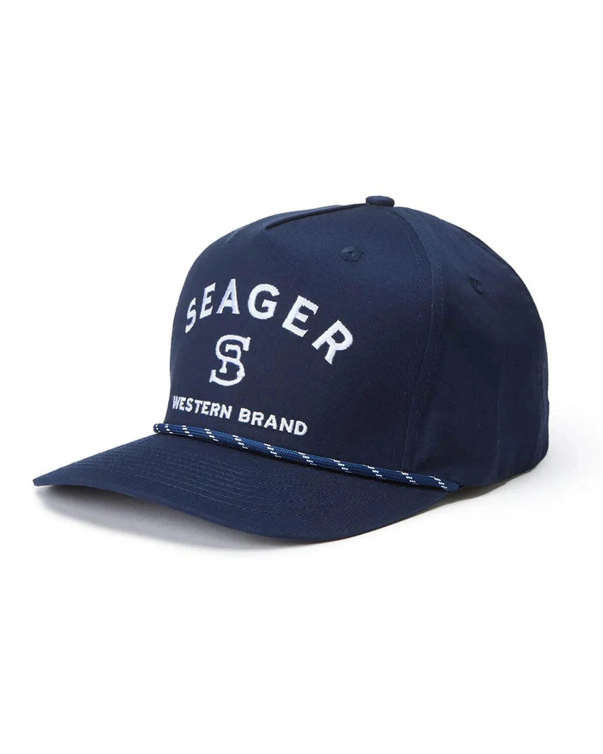 Branded Snapback Hat - Blue