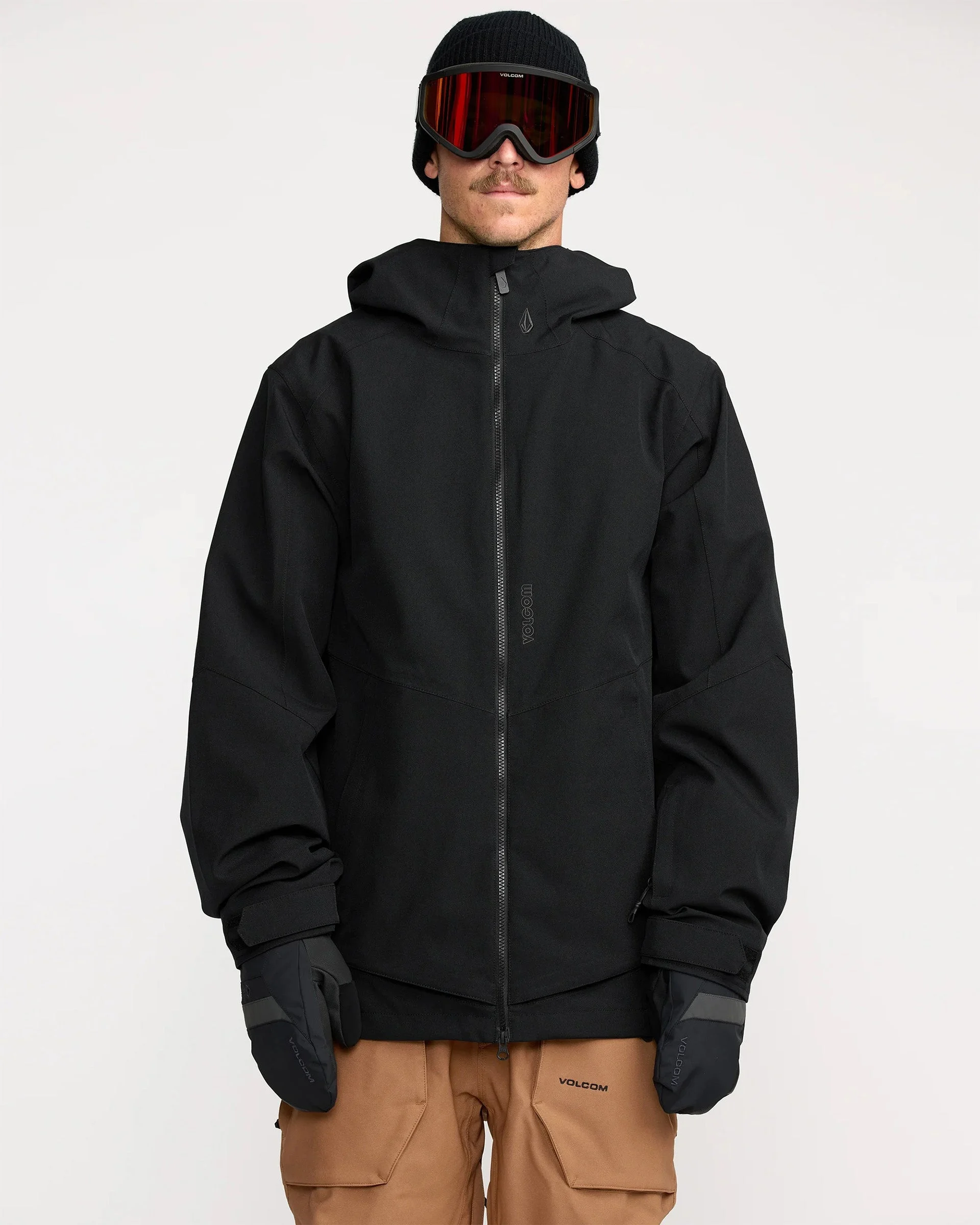 Brighton Full Zip Snow Jacket - Black