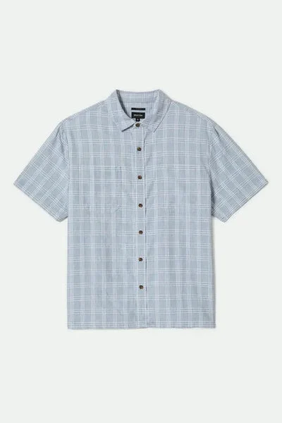 Brixton Mens Woven CRU Oxford Plaid
