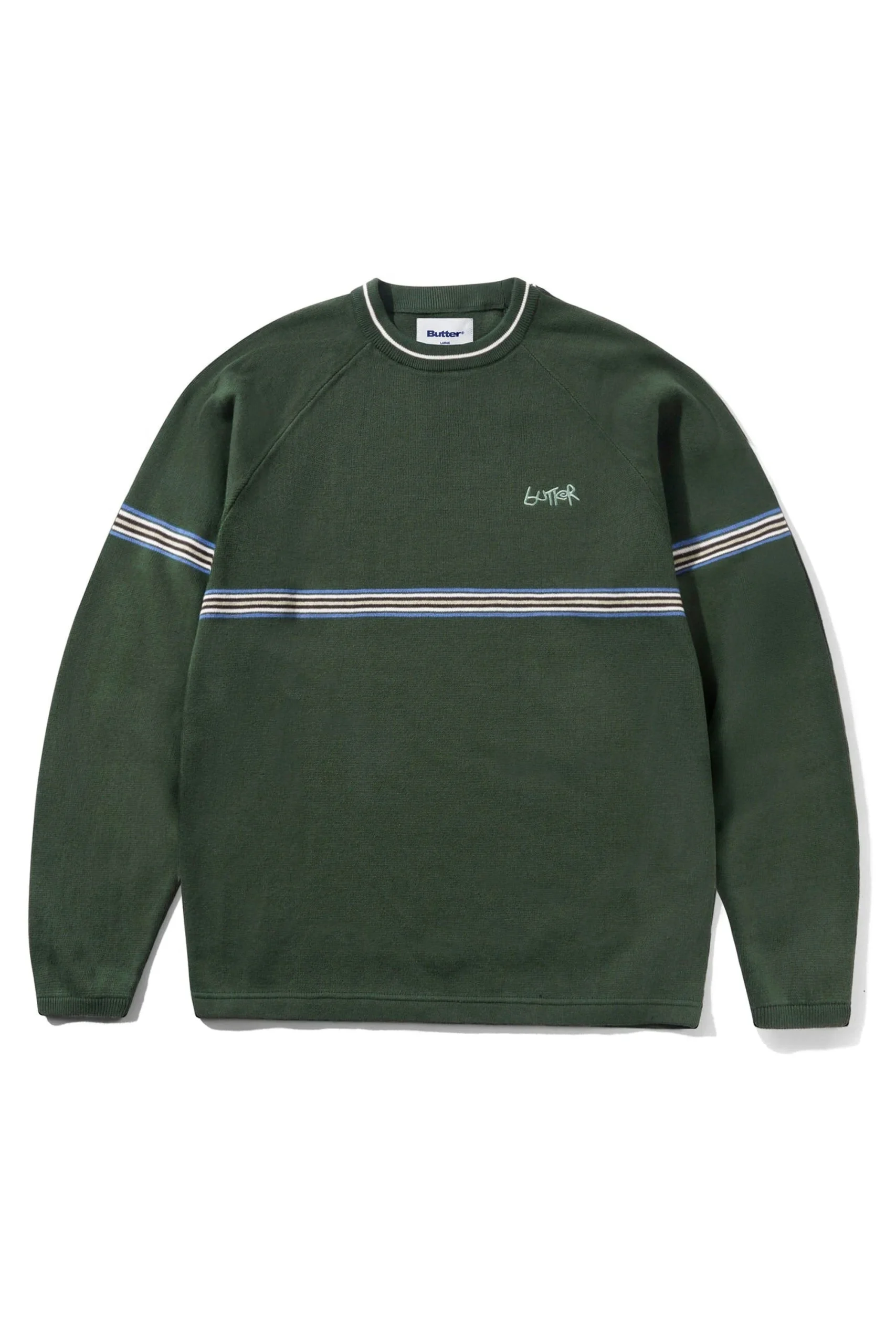 BUTTER - PIER KNIT SWEATER - MOSS