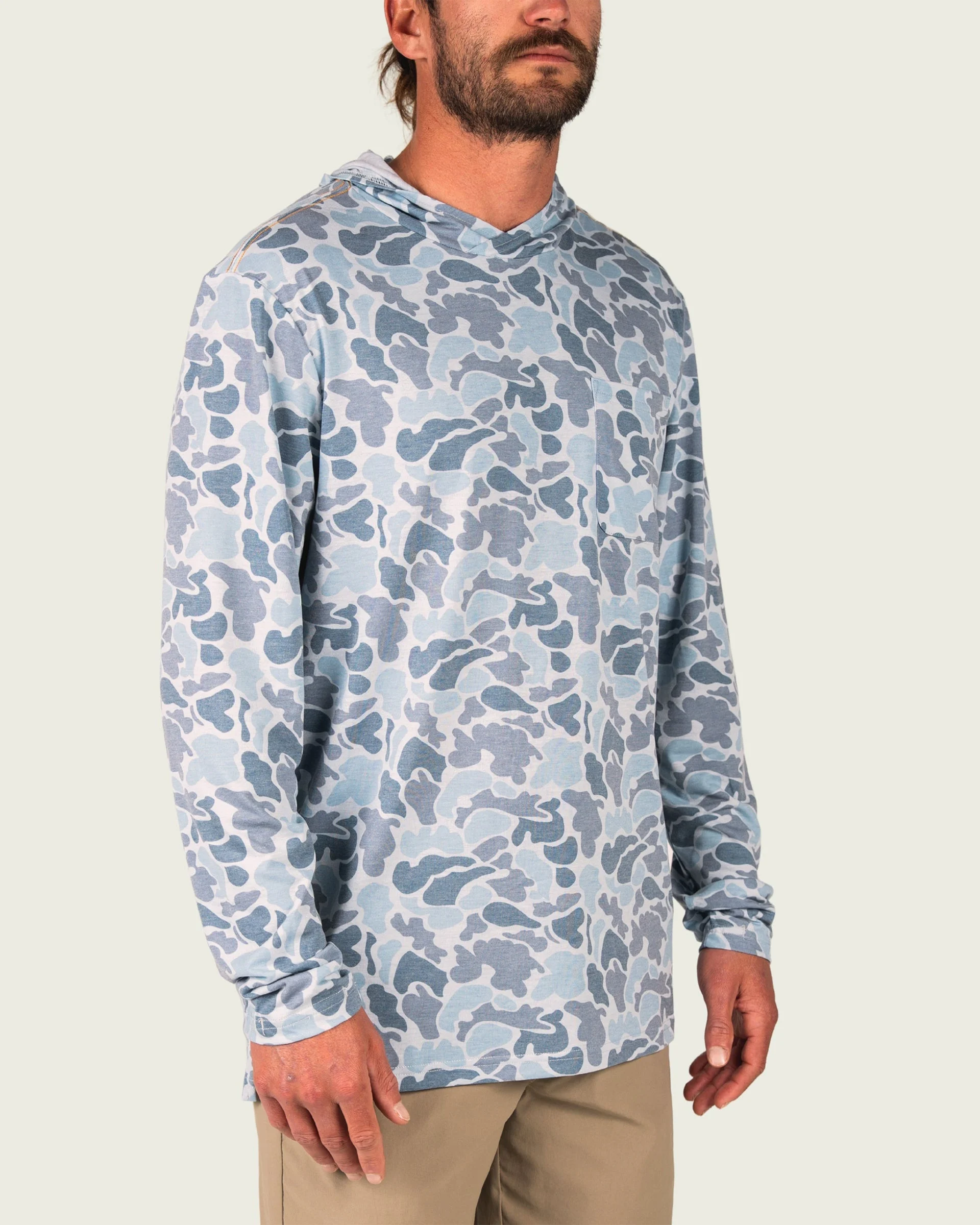 Buxton Tech Hoodie - Silver Mallard Camo