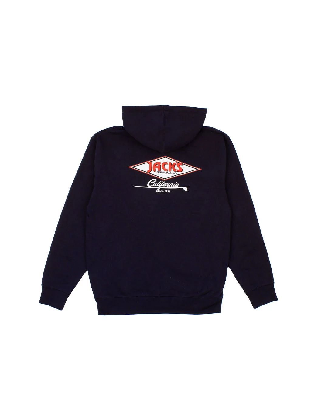 Cal Diamond Classic Zip-Up Hoodie - Navy