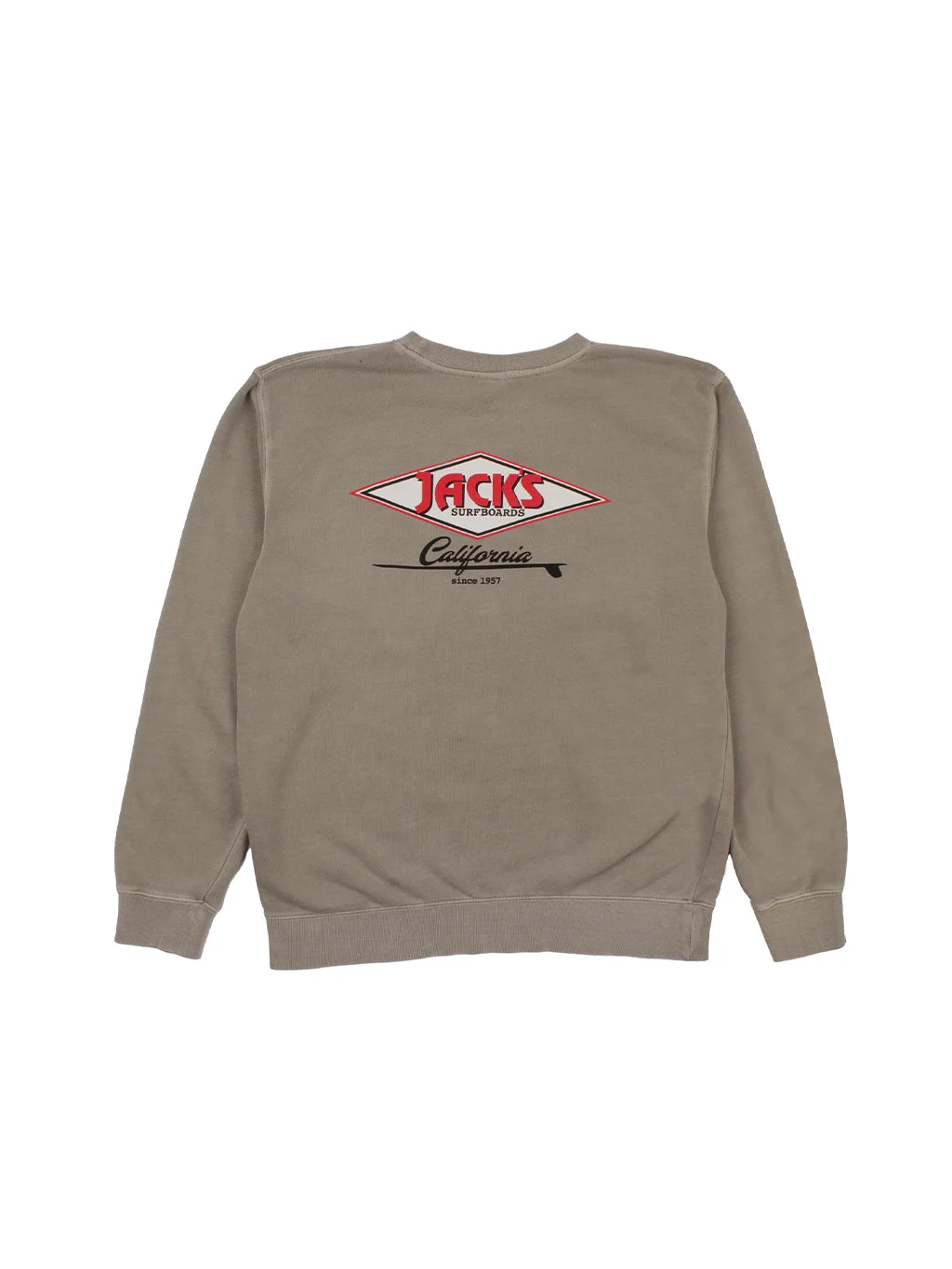Cal Diamond Pigment Crewneck Sweatshirt - Cement