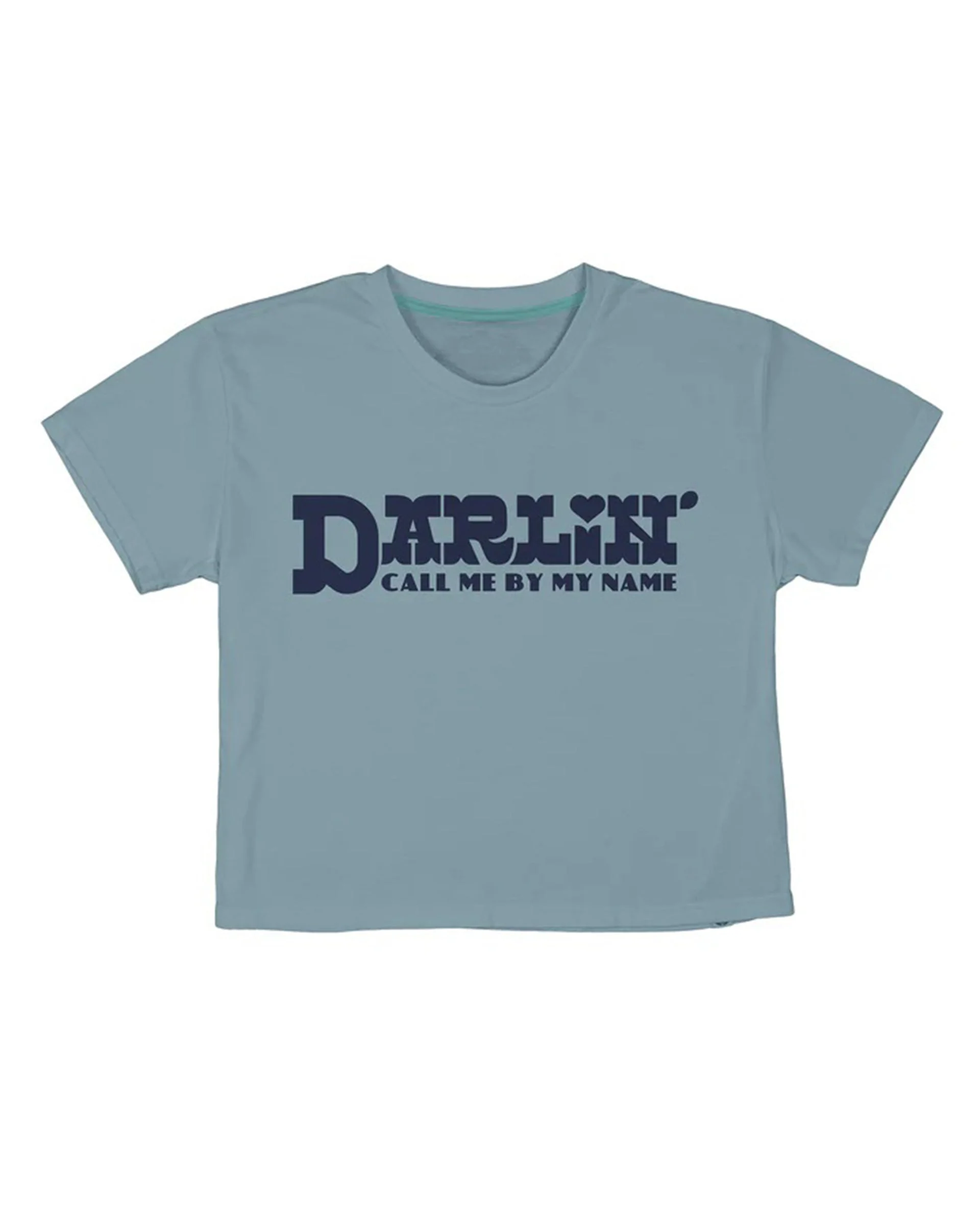 Call Me Darlin' Boxy Tee - Sterling Blue