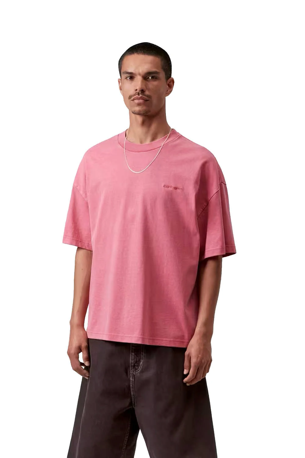 CARHARTT WIP - BENTON T-SHIRT - PRIMROSE GARMENT DYED