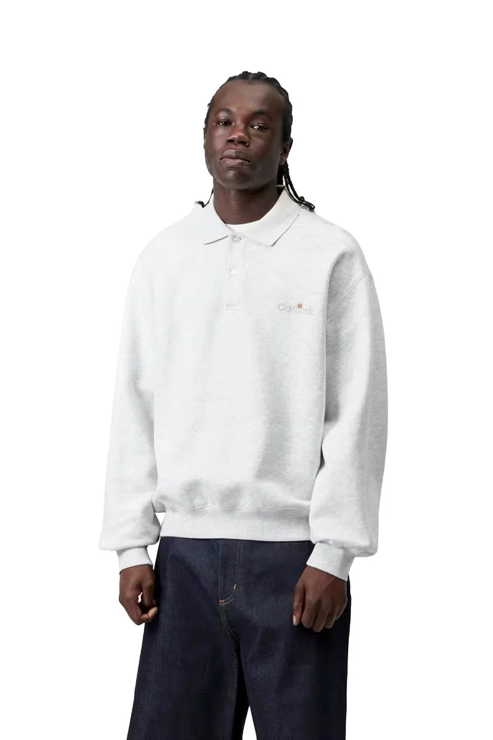 CARHARTT WIP - WIP LABEL POLO SWEATSHIRT