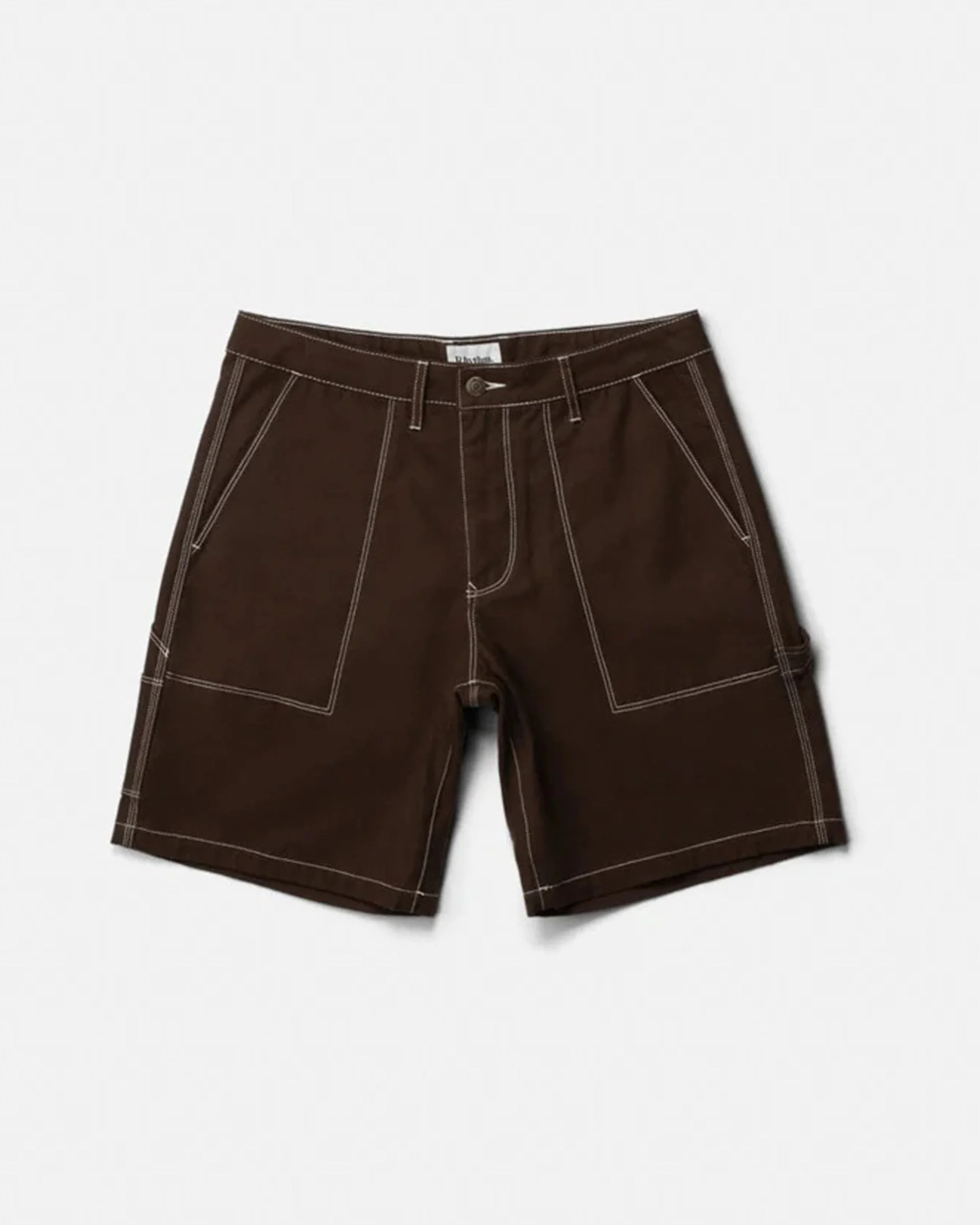 Carpenter Canvas Shorts - Chocolate