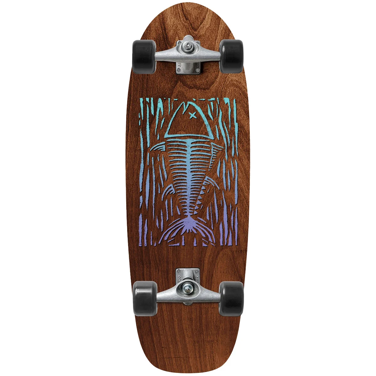 Carver Bluefin C5 Raw 28" Surfskate Skateboard Complete