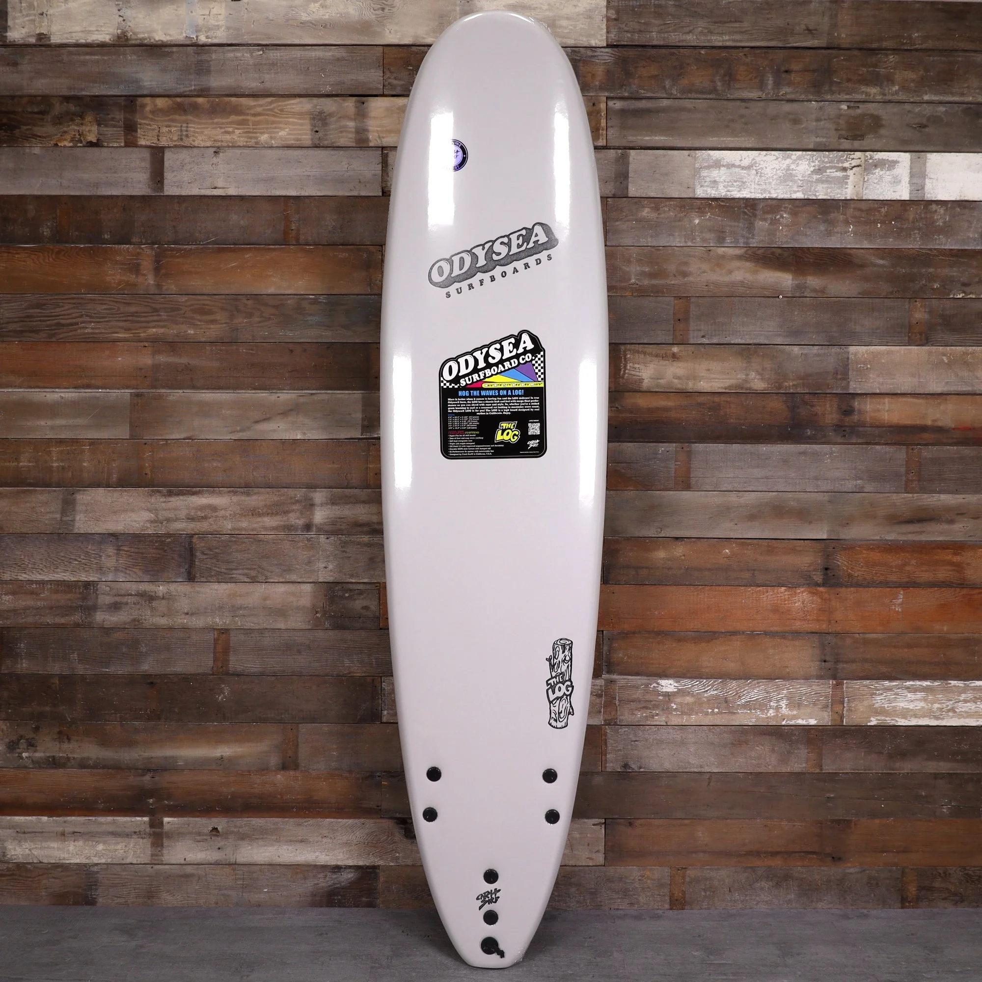 Catch Surf Odysea Log 7'6 × 22 × 3 ¼ Surfboard - Cool Gray/Gradient