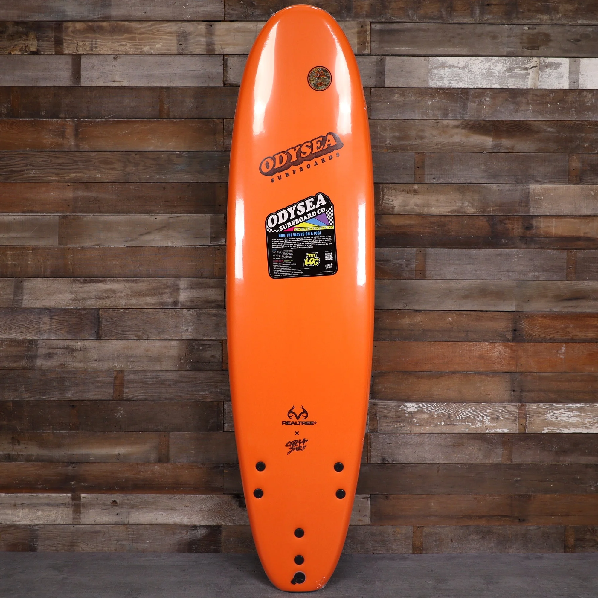 Catch Surf Odysea Log × Realtree Edition 7'0 × 22 × 3 ⅛ Surfboard - Orange/Realtree Edge