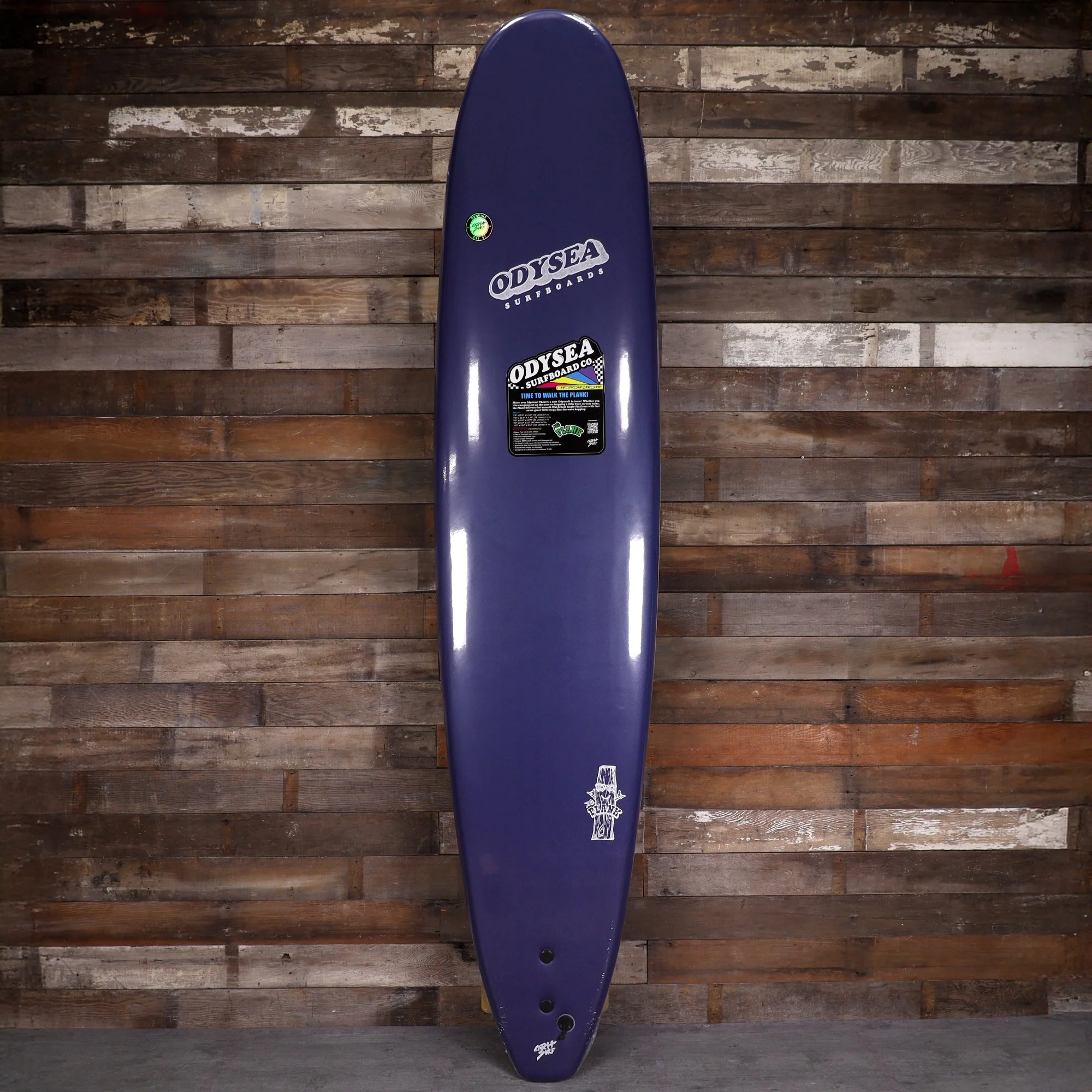 Catch Surf Odysea Plank 9'0 × 24 × 3 ½ Surfboard - Midnight Blue/Scallops