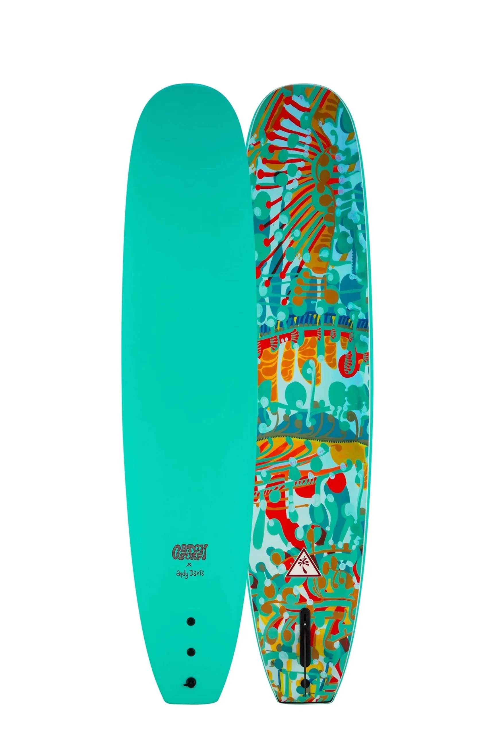 Catch Surf Softboards - NOSERIDER SINGLE FIN - Turquoise - 8'6" x 22,90" x 3,15" - 80L