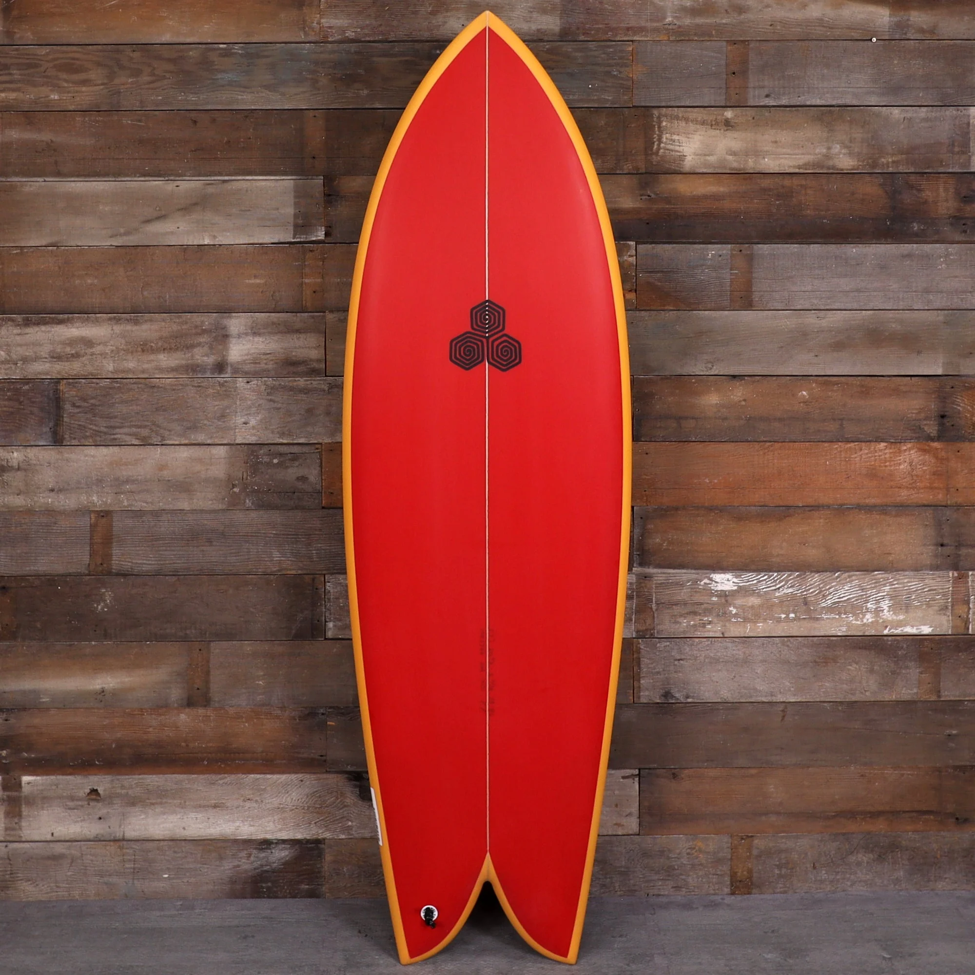 Channel Islands Feb's Fish 5'7 × 20 ½ × 2 7/16 Surfboard - Red/Yellow
